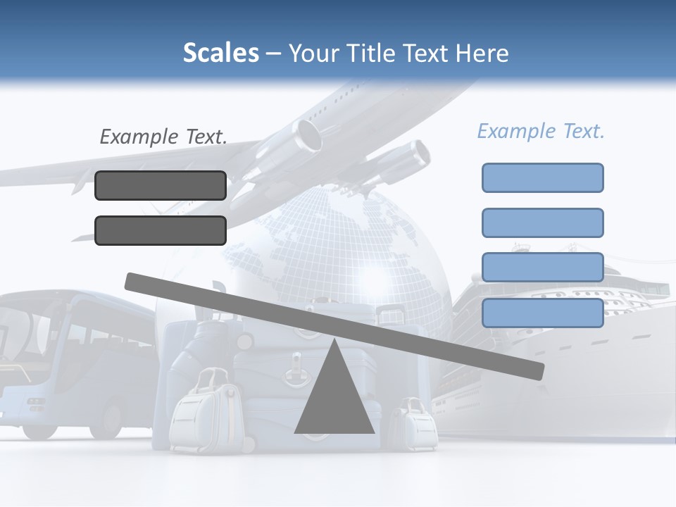 Business Suitcase World Tour PowerPoint Template
