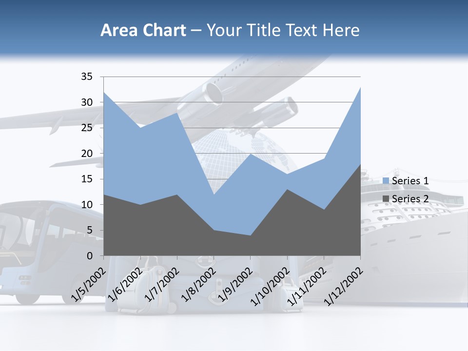 Business Suitcase World Tour PowerPoint Template