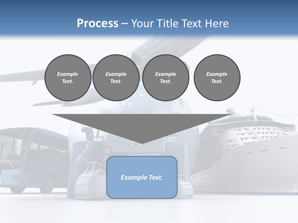 Business Suitcase World Tour PowerPoint Template