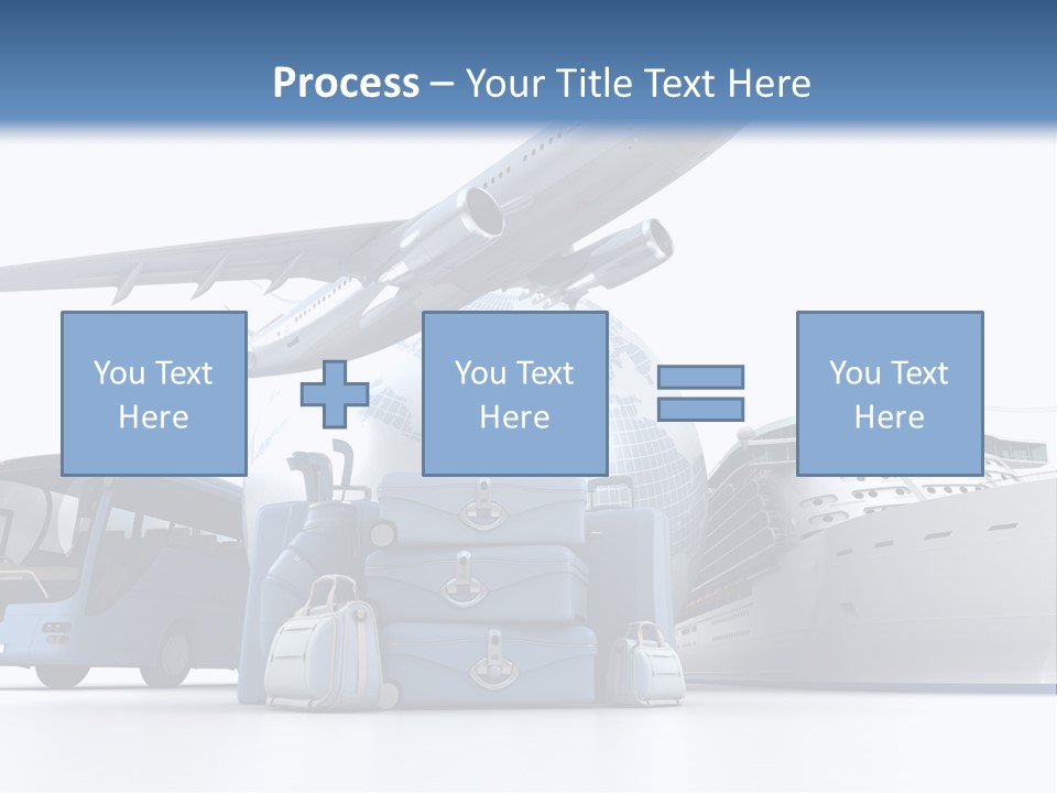 Business Suitcase World Tour PowerPoint Template
