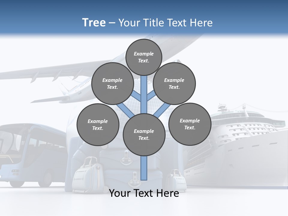 Business Suitcase World Tour PowerPoint Template