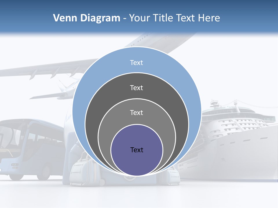Business Suitcase World Tour PowerPoint Template