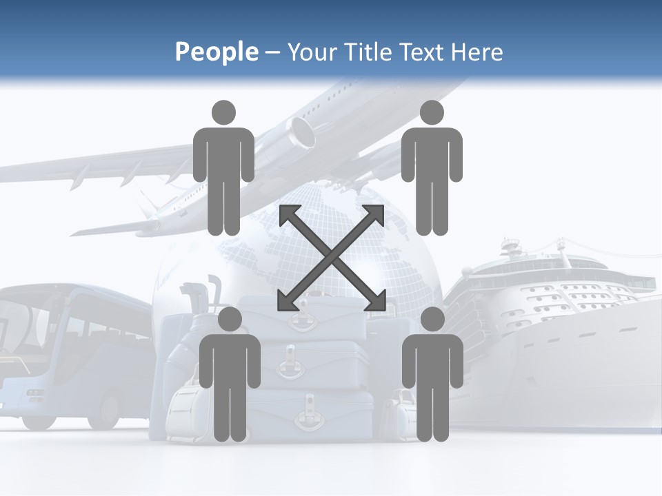 Business Suitcase World Tour PowerPoint Template