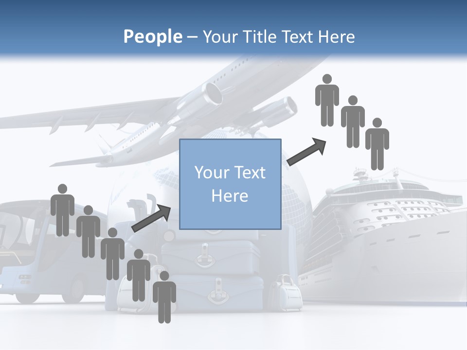 Business Suitcase World Tour PowerPoint Template