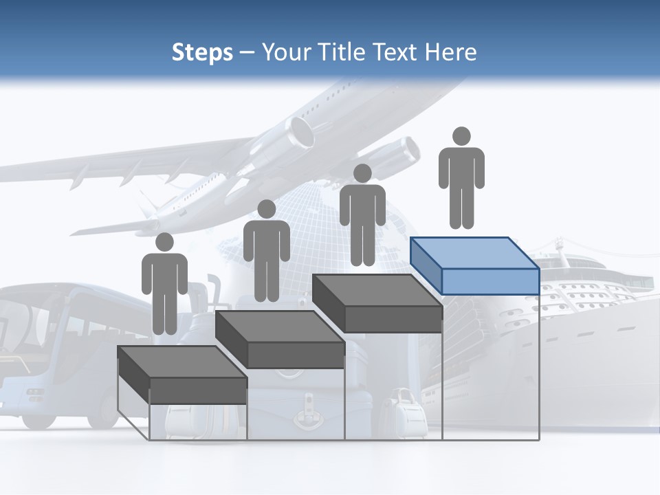 Business Suitcase World Tour PowerPoint Template