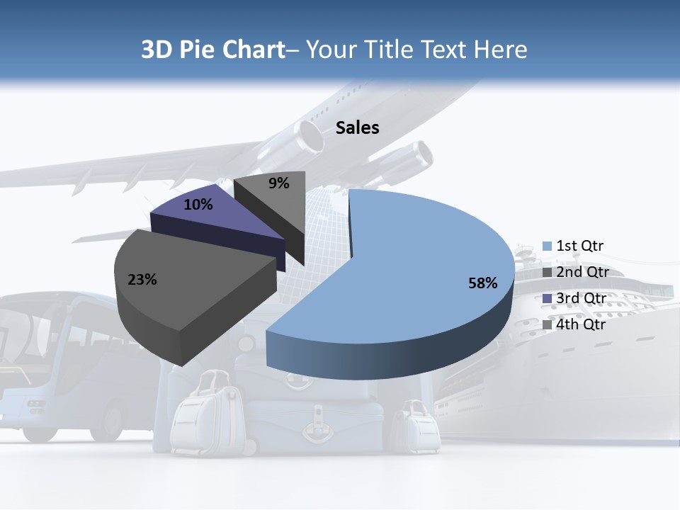 Business Suitcase World Tour PowerPoint Template