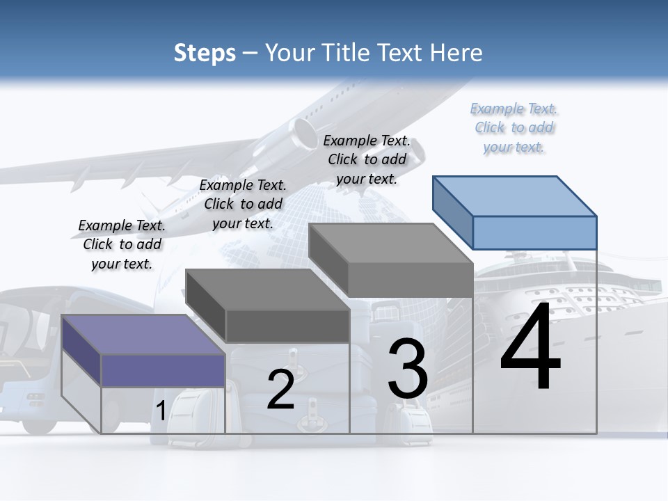 Business Suitcase World Tour PowerPoint Template
