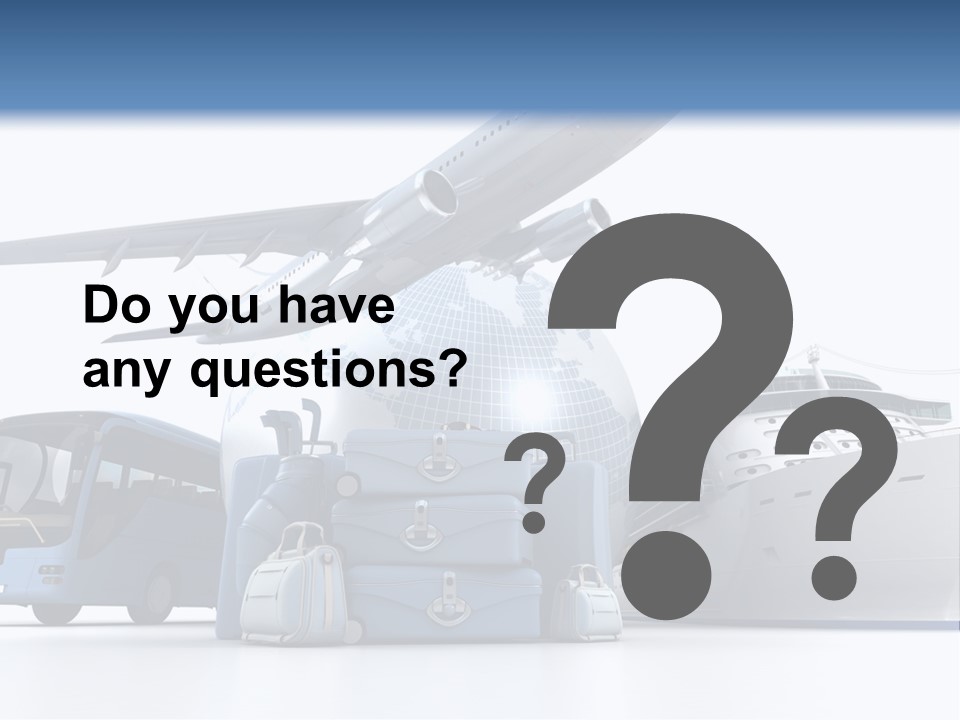 Business Suitcase World Tour PowerPoint Template