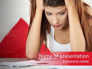 Paying Upset Crisis PowerPoint Template
