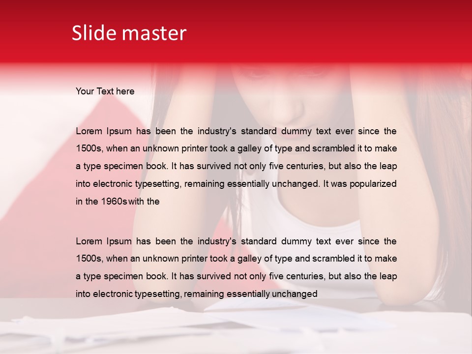 Paying Upset Crisis PowerPoint Template