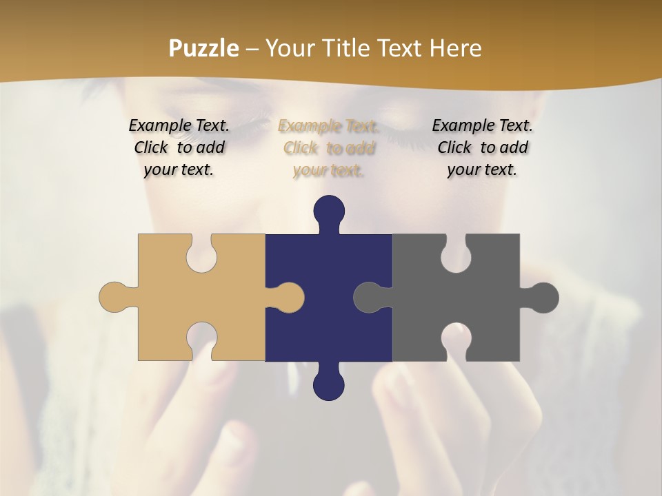 Girl Aroma Happy PowerPoint Template