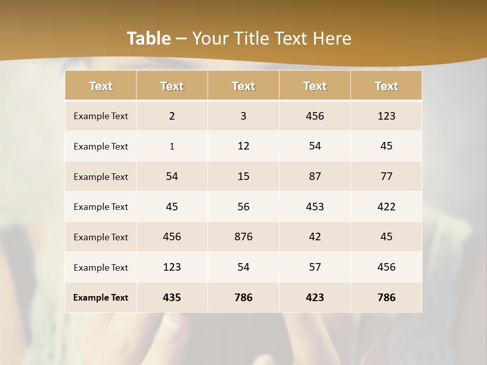 Girl Aroma Happy PowerPoint Template