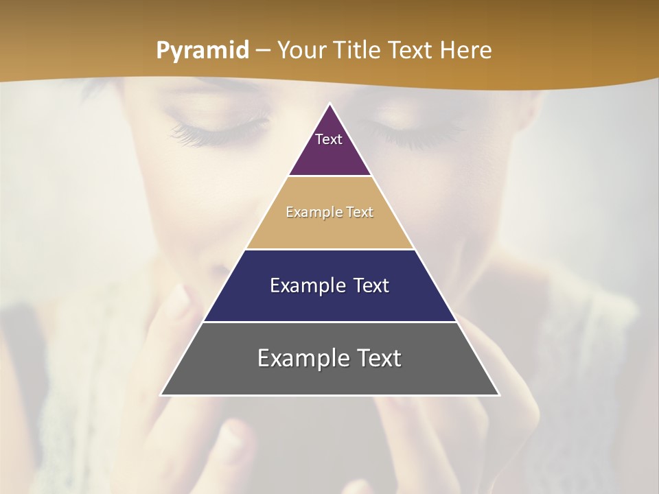 Girl Aroma Happy PowerPoint Template