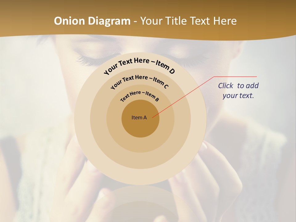 Girl Aroma Happy PowerPoint Template