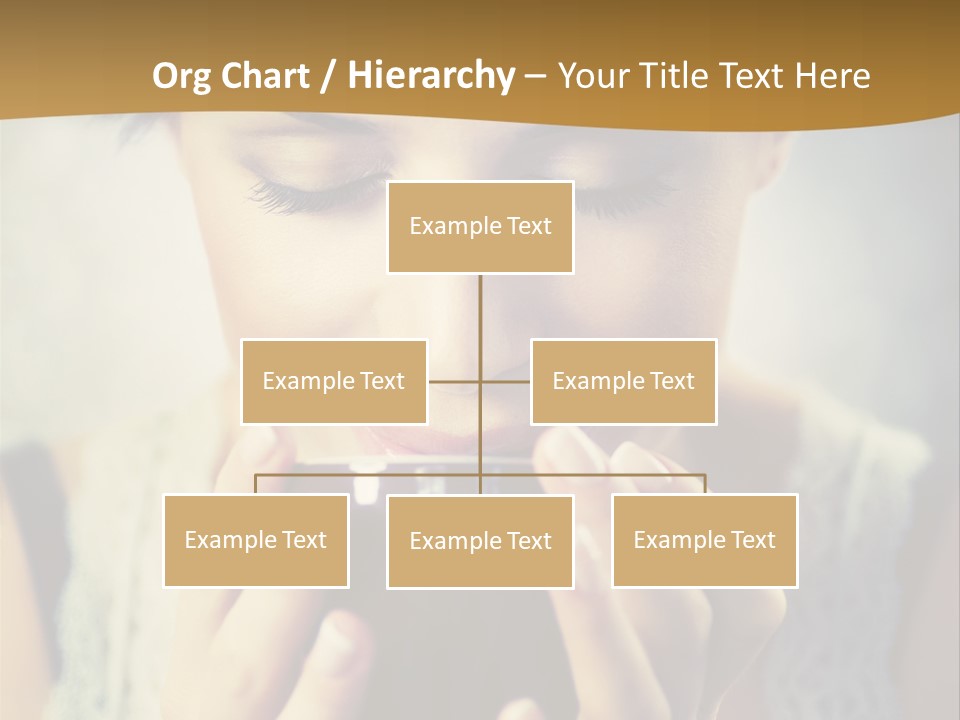 Girl Aroma Happy PowerPoint Template