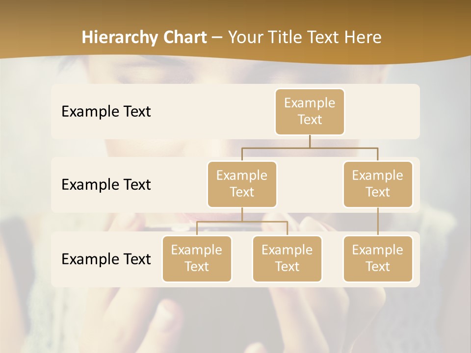 Girl Aroma Happy PowerPoint Template