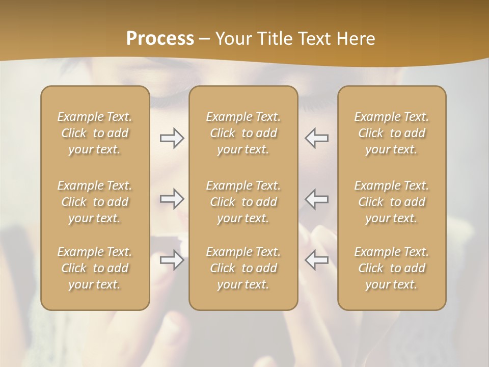 Girl Aroma Happy PowerPoint Template