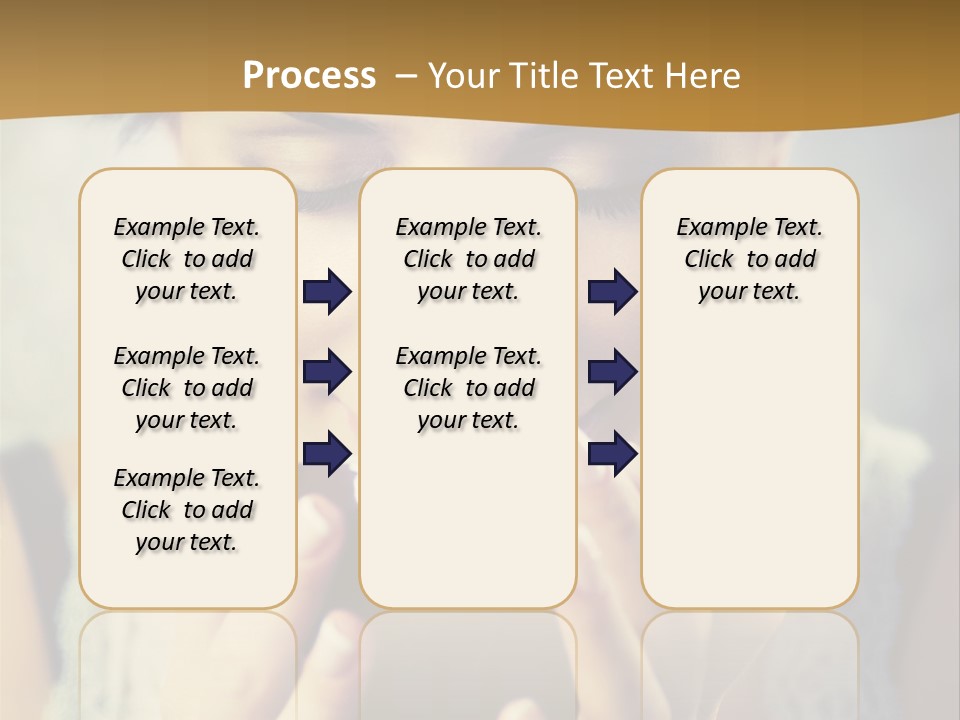 Girl Aroma Happy PowerPoint Template
