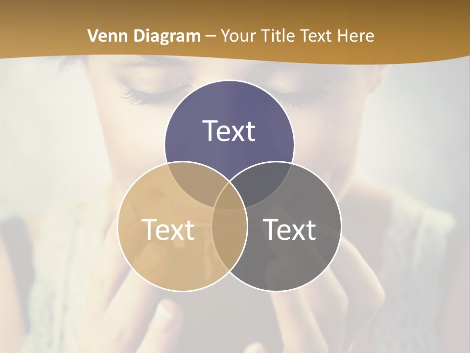 Girl Aroma Happy PowerPoint Template