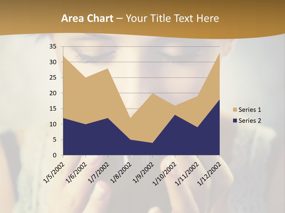 Girl Aroma Happy PowerPoint Template