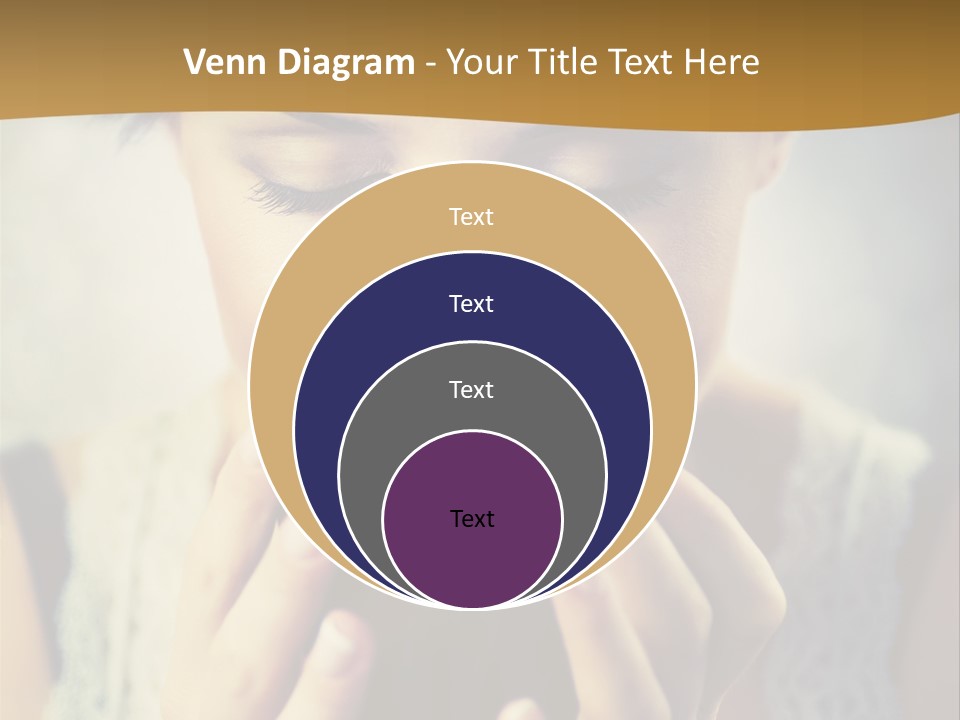 Girl Aroma Happy PowerPoint Template