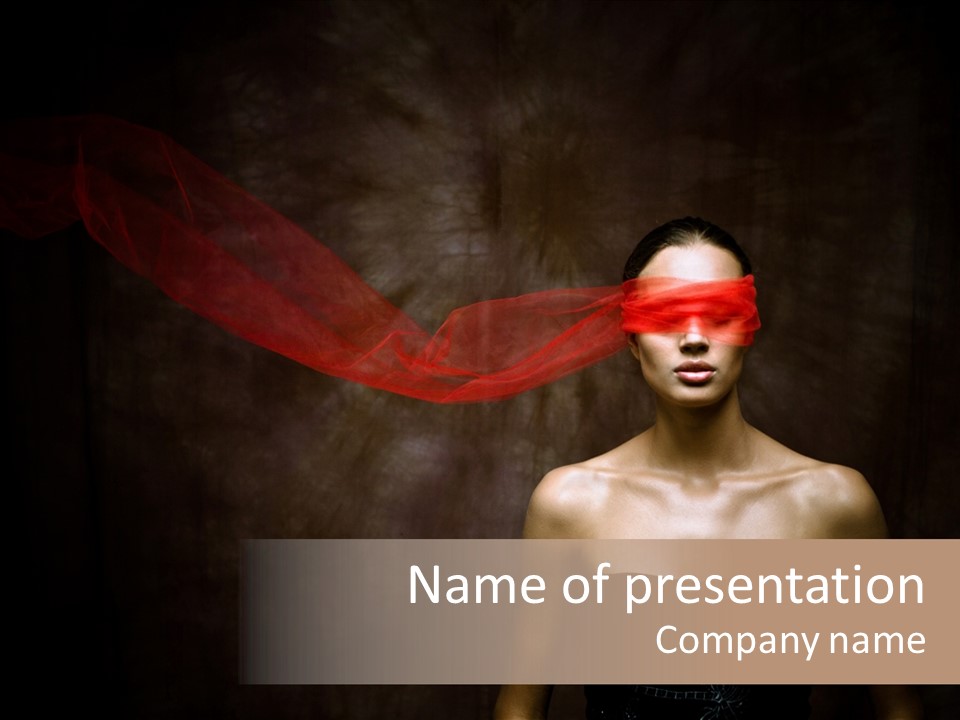 Young Y Ribbon PowerPoint Template