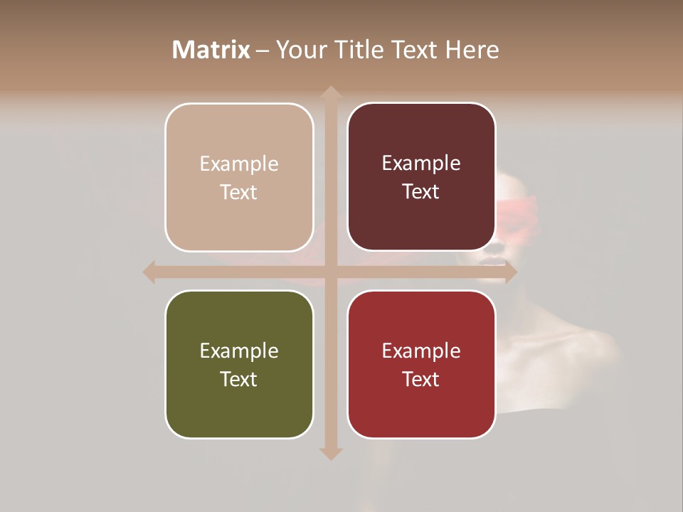 Young Y Ribbon PowerPoint Template