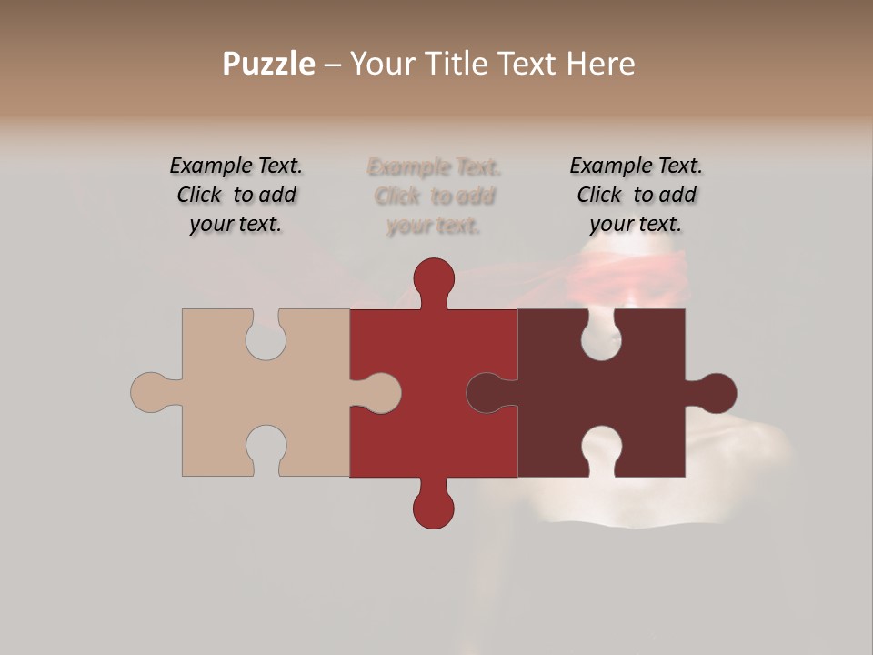 Young Y Ribbon PowerPoint Template