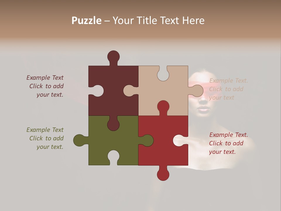 Young Y Ribbon PowerPoint Template