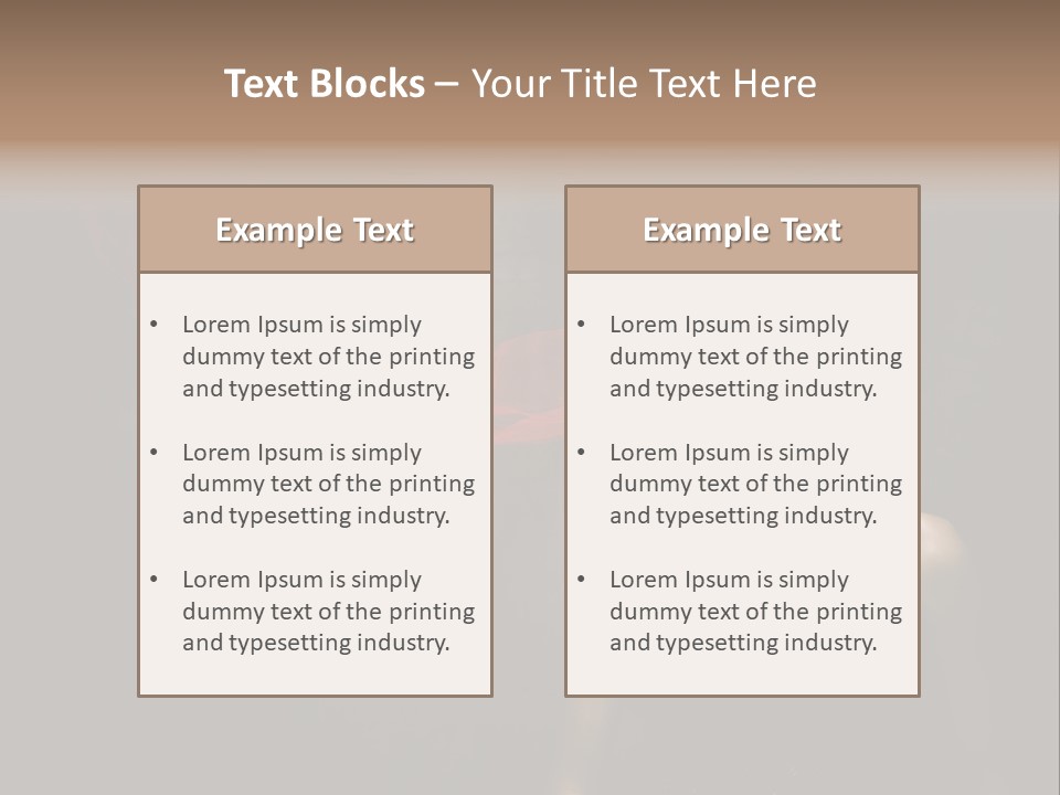 Young Y Ribbon PowerPoint Template