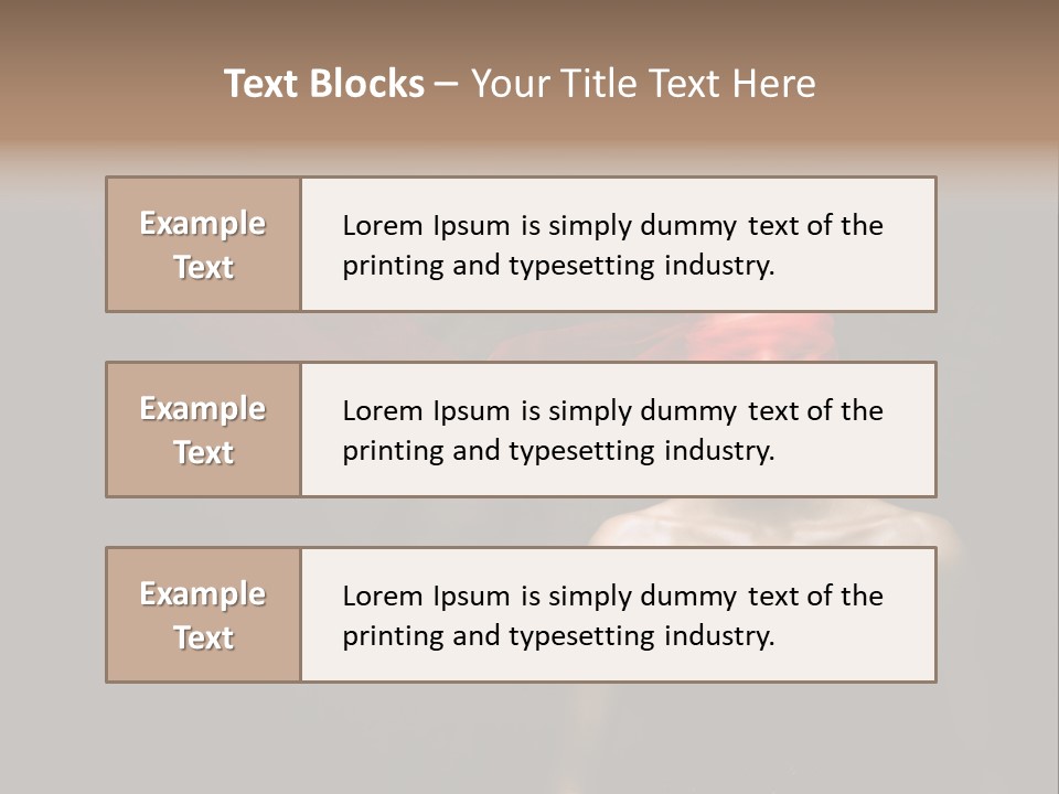 Young Y Ribbon PowerPoint Template