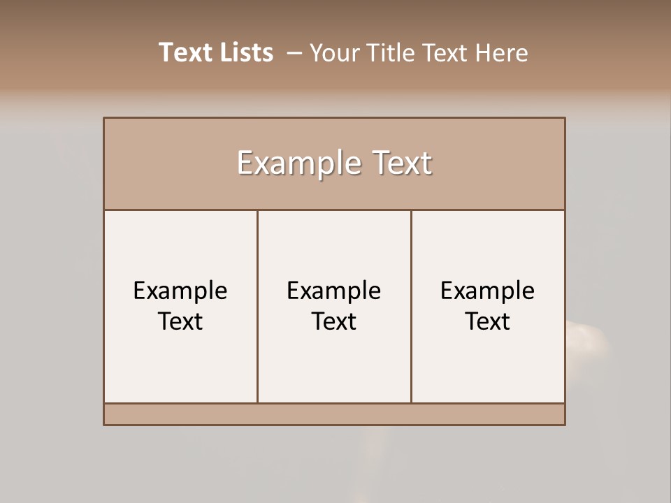 Young Y Ribbon PowerPoint Template