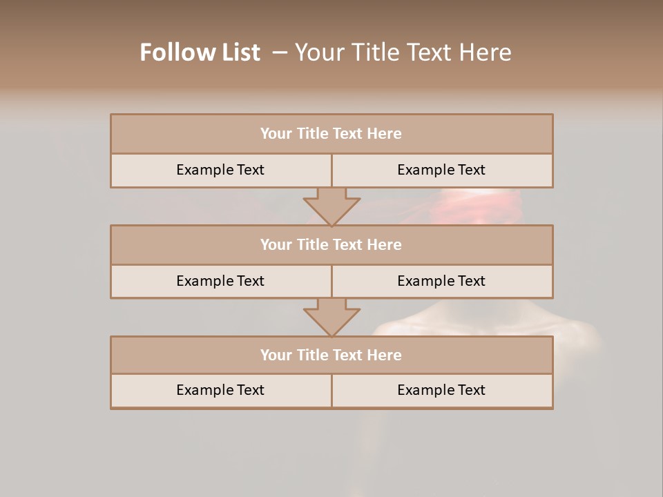 Young Y Ribbon PowerPoint Template