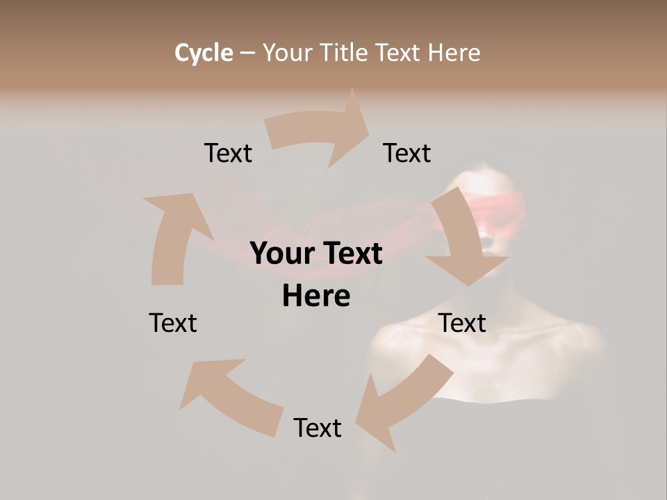 Young Y Ribbon PowerPoint Template