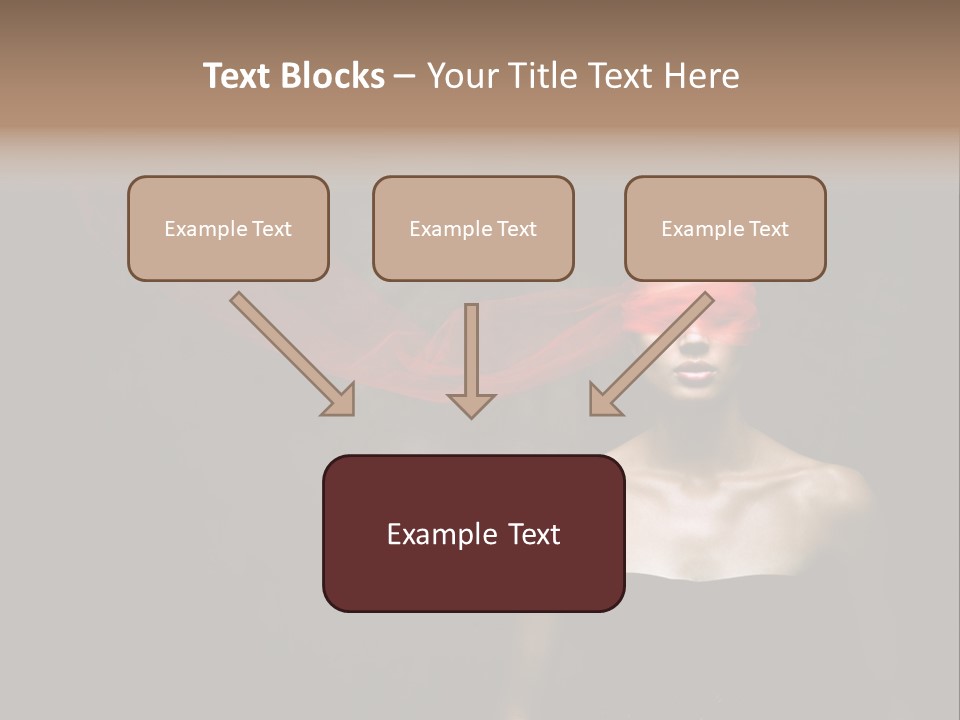 Young Y Ribbon PowerPoint Template