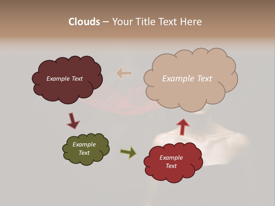 Young Y Ribbon PowerPoint Template