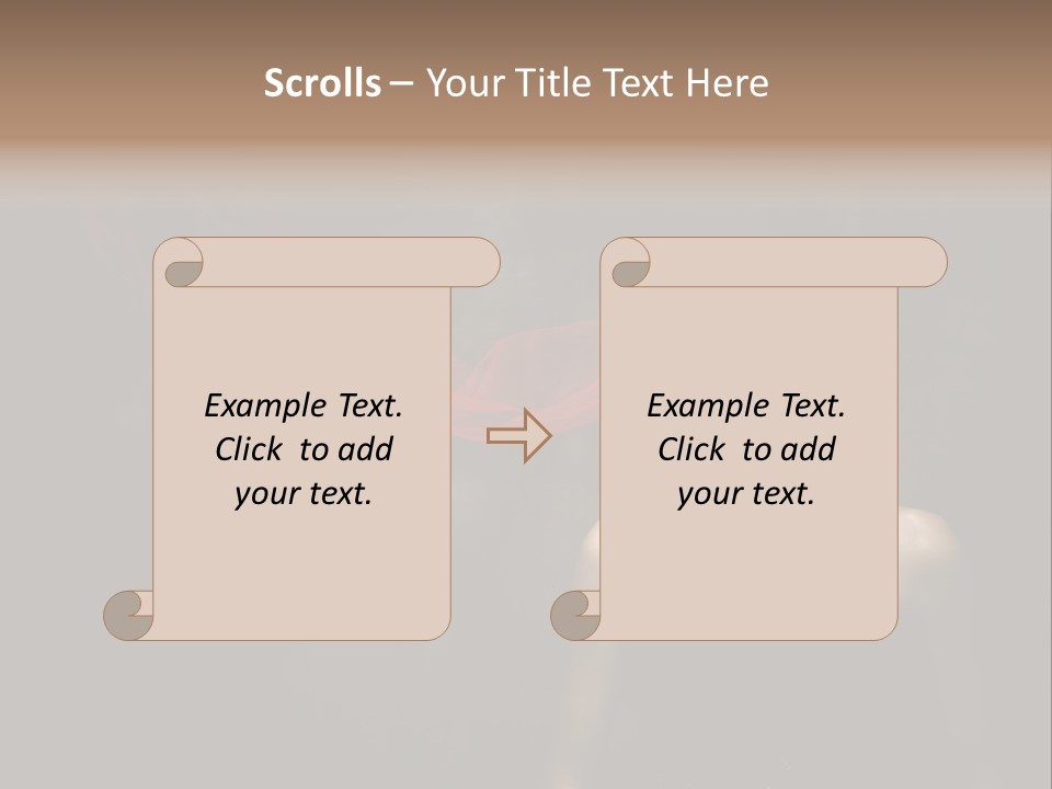 Young Y Ribbon PowerPoint Template