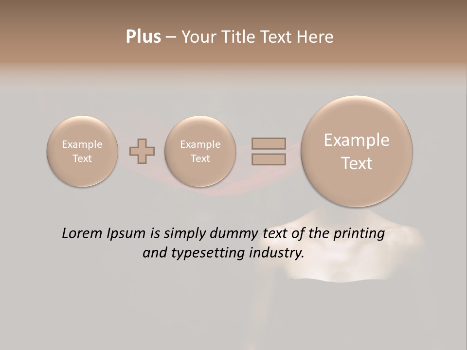 Young Y Ribbon PowerPoint Template