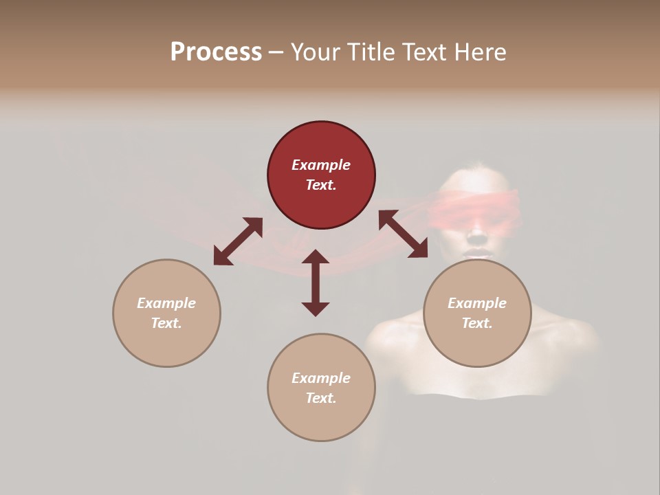 Young Y Ribbon PowerPoint Template