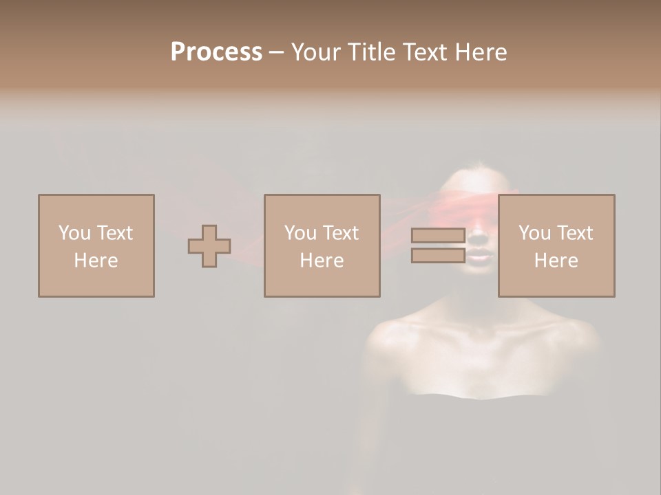 Young Y Ribbon PowerPoint Template