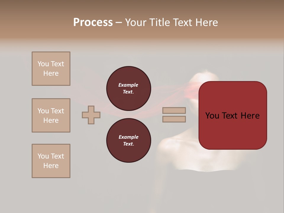 Young Y Ribbon PowerPoint Template
