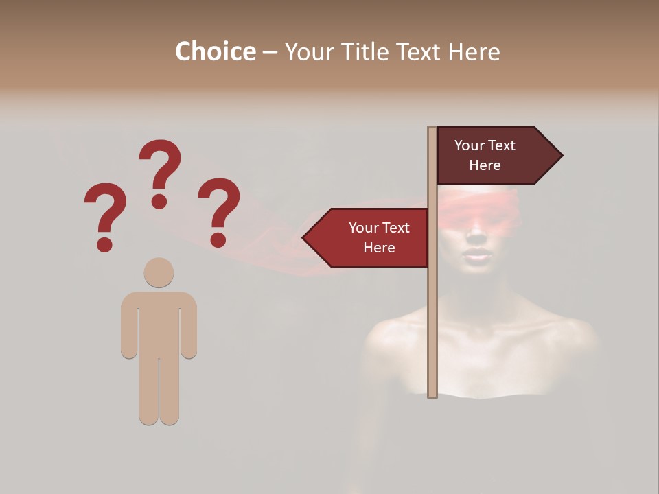 Young Y Ribbon PowerPoint Template
