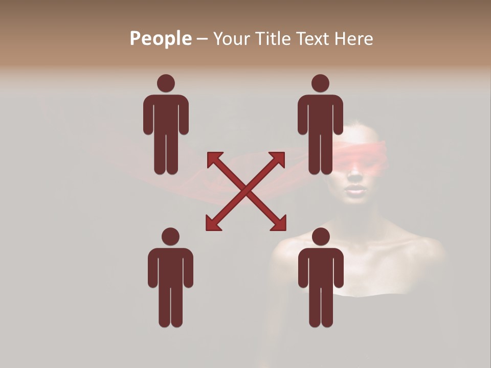 Young Y Ribbon PowerPoint Template