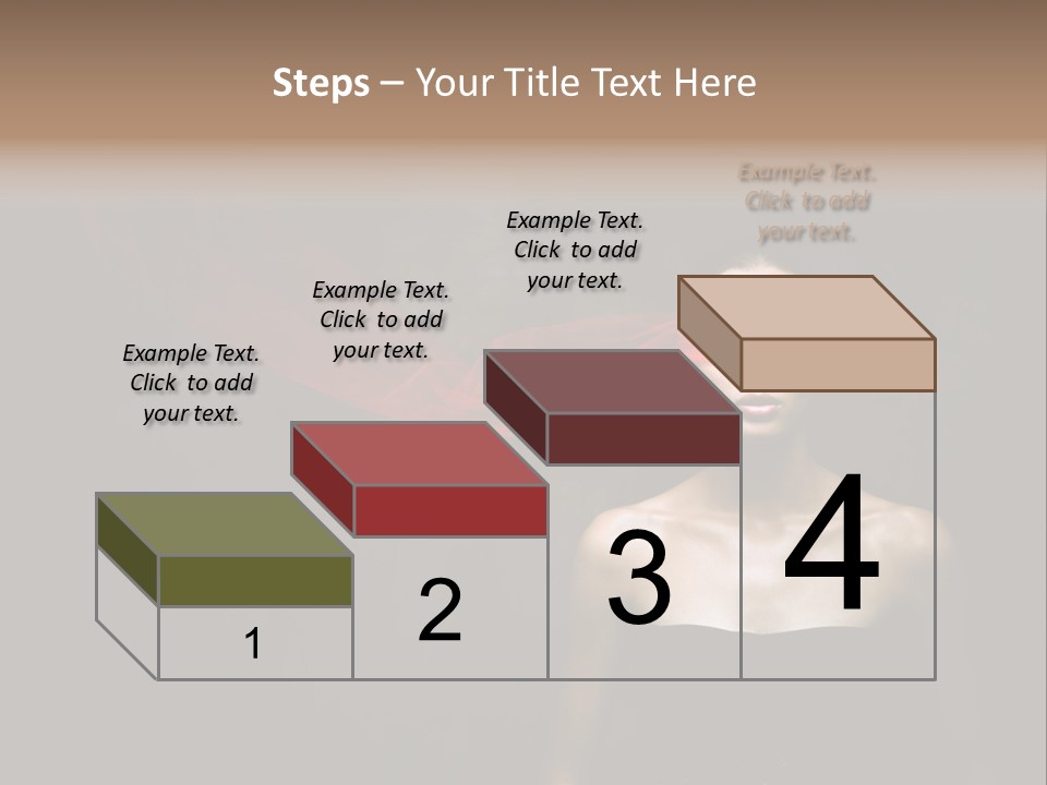 Young Y Ribbon PowerPoint Template