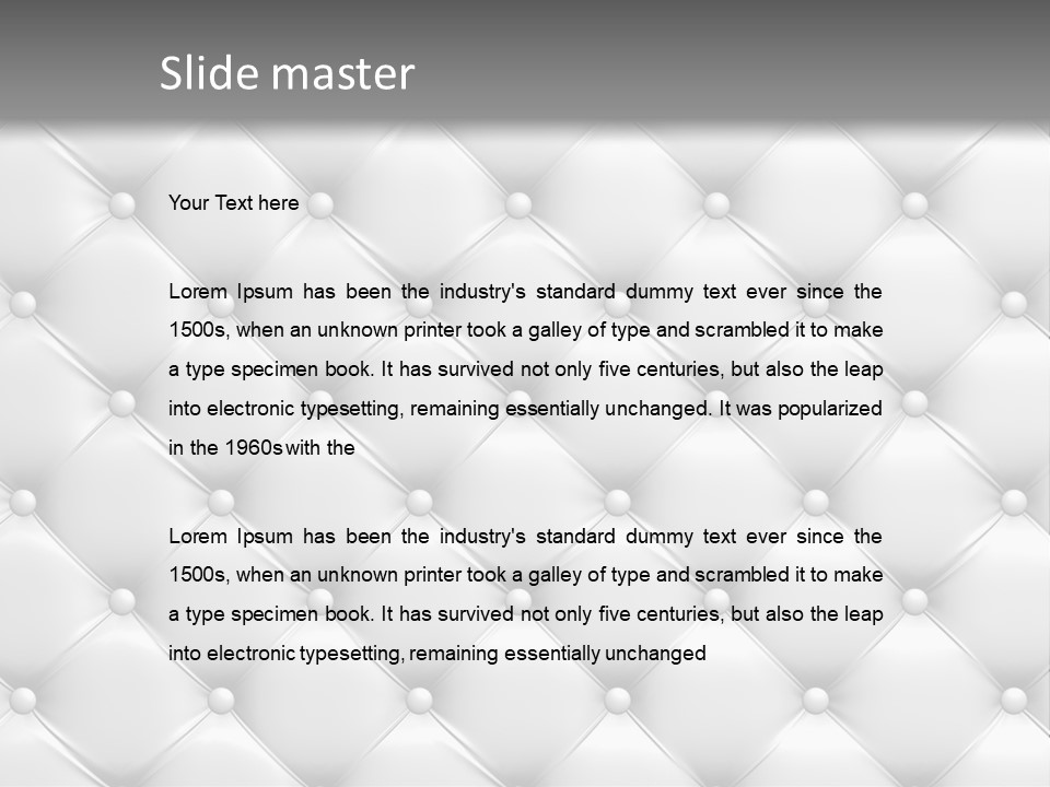 Stylish Pattern Closeup PowerPoint Template