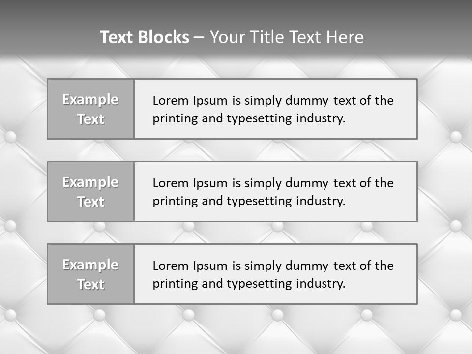 Stylish Pattern Closeup PowerPoint Template