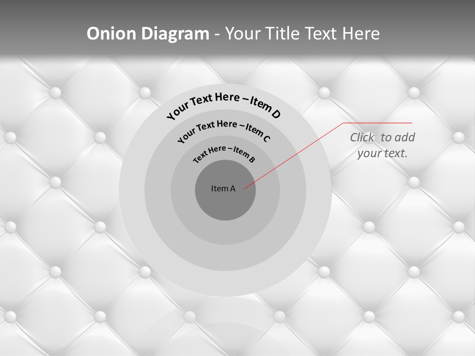 Stylish Pattern Closeup PowerPoint Template