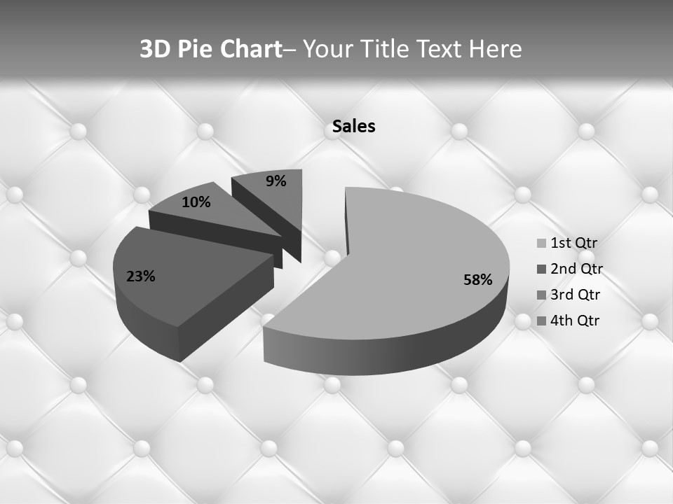 Stylish Pattern Closeup PowerPoint Template