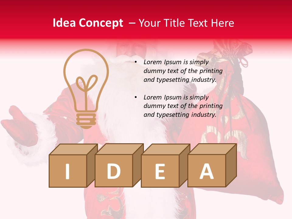 Old Sack Season PowerPoint Template