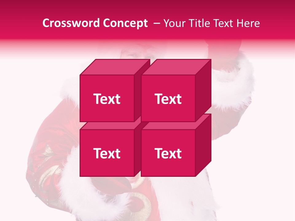 Coat Costume Christmas PowerPoint Template